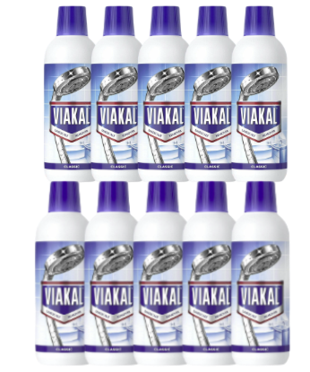 Viakal Anti-Limescale Liquid Bathroom Cleaner 500ml x 10